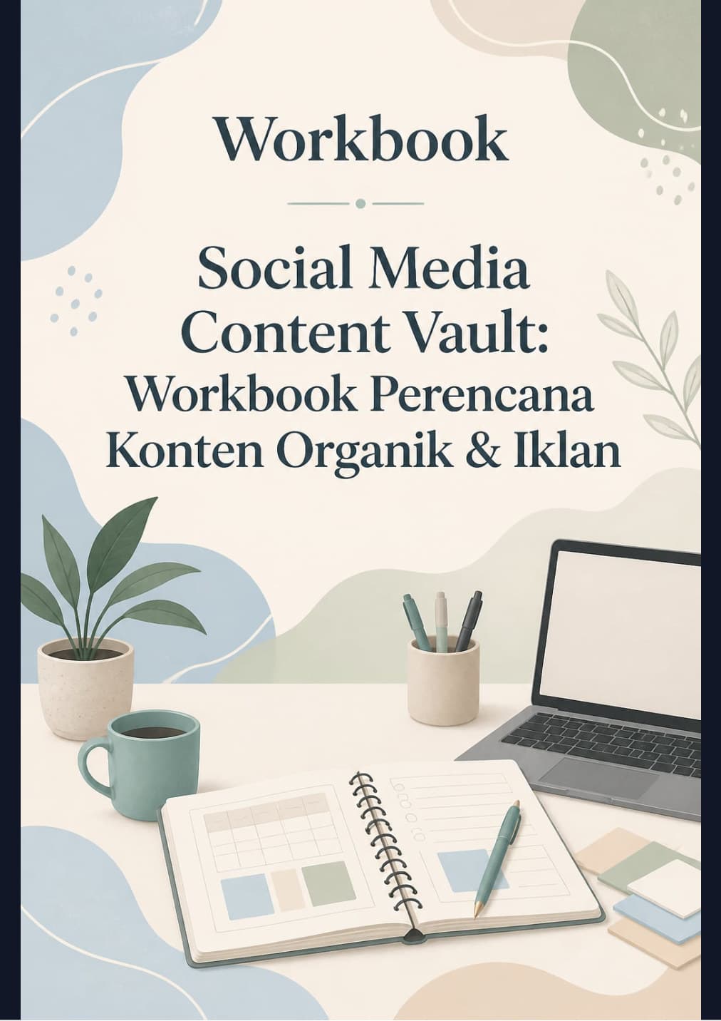 Cover Workbook Social Media Content Vault